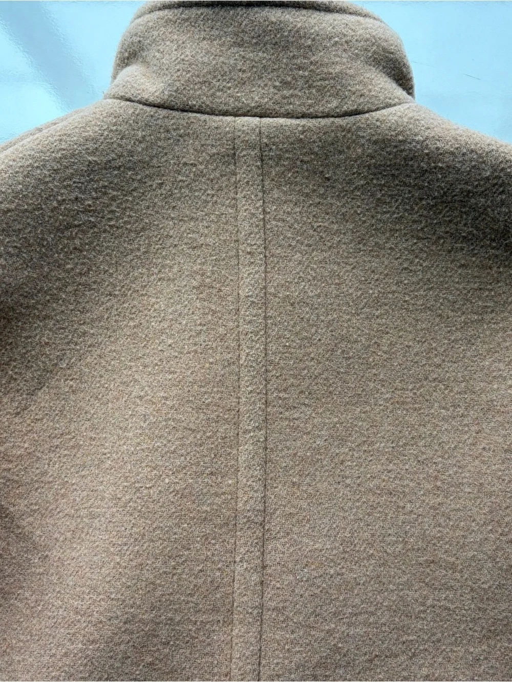 J. Crew camel tan wool blend winter coat jacket women’s size 00 lined pockets - Picture 9 of 10